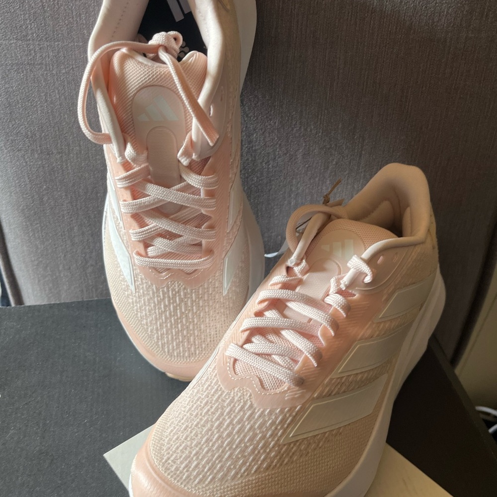 adidas Women's Pale Pink Lightweight Running Shoes